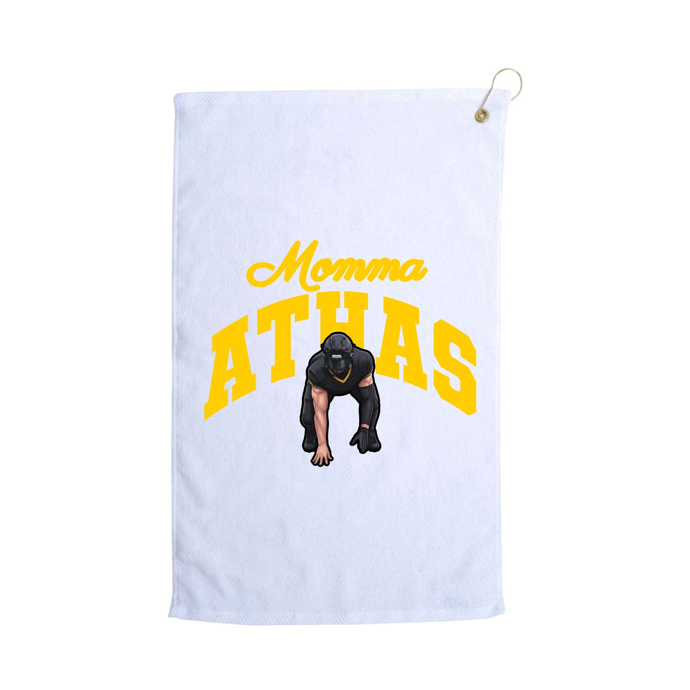 Golf Towel — Mothers Day Arch in White
