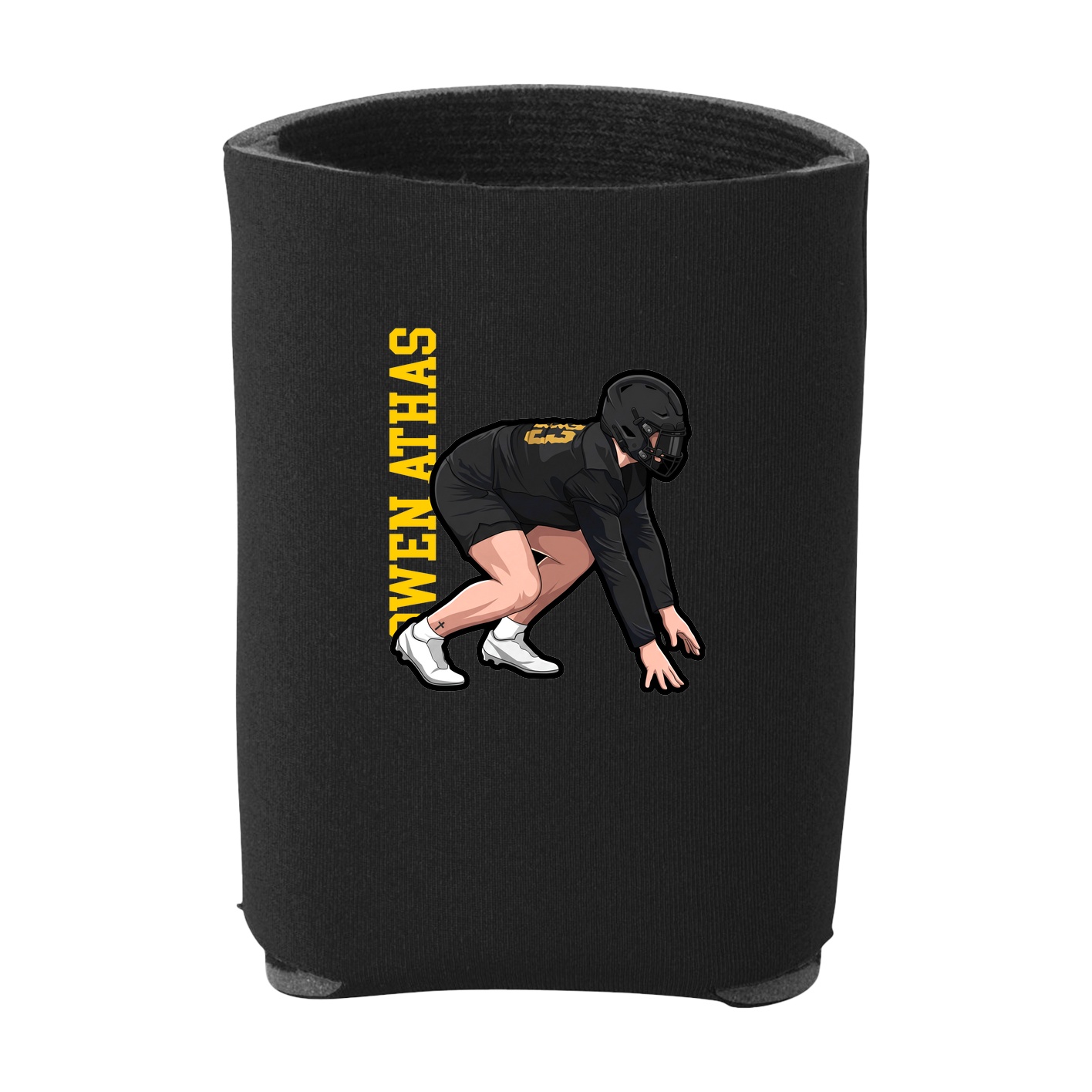 Can Holder — Name Vertical in Black