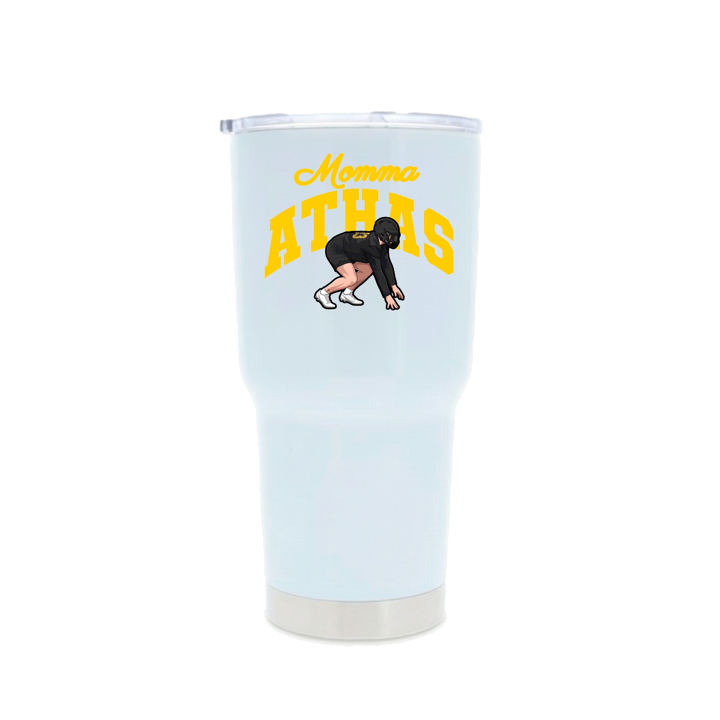 30oz Stainless Steel Tumbler — Mothers Day Arch in White