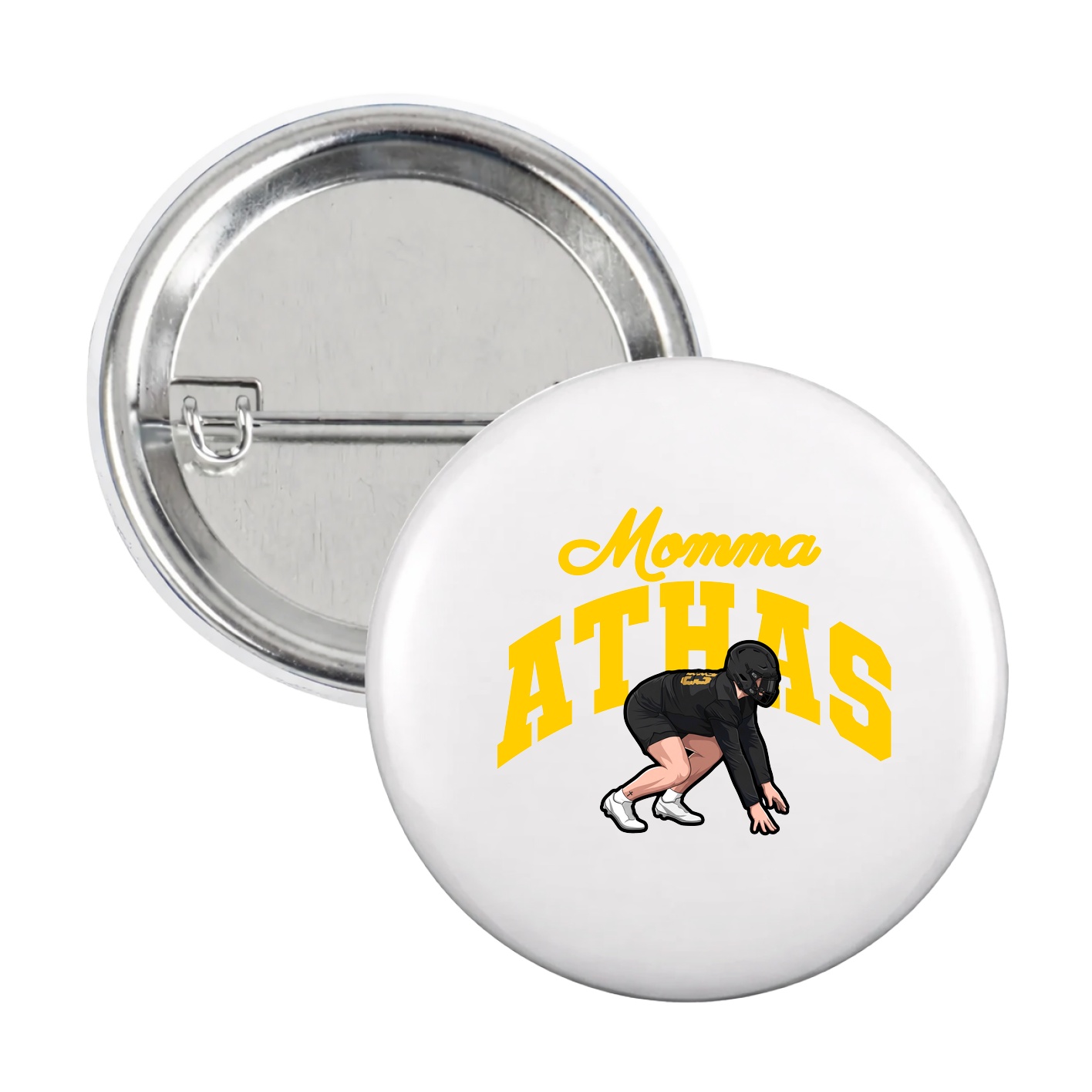 Game Day Button — Mothers Day Arch in White