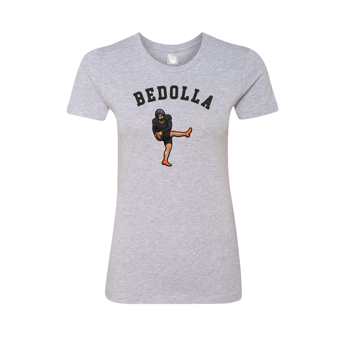 Fitted Women's Tee — Shirsey Arch in Grey