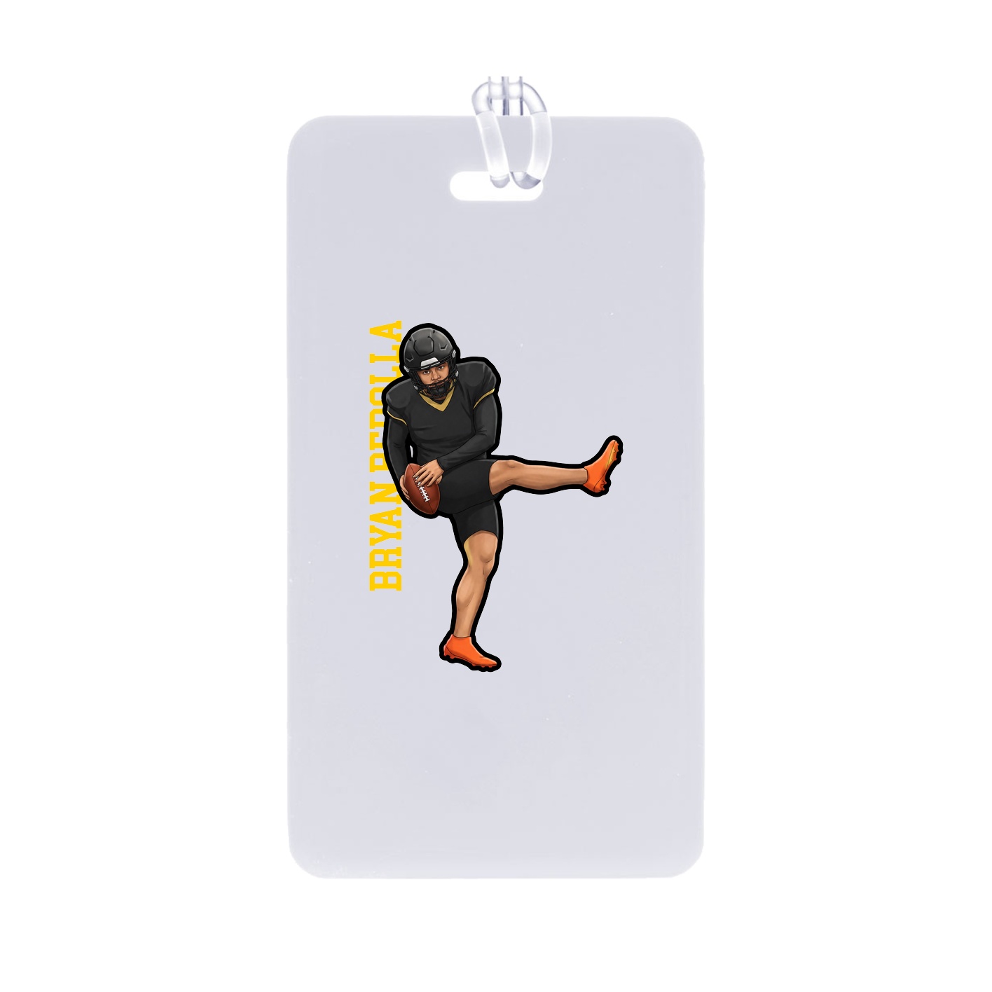 Bag Tag — Name Vertical in Classic