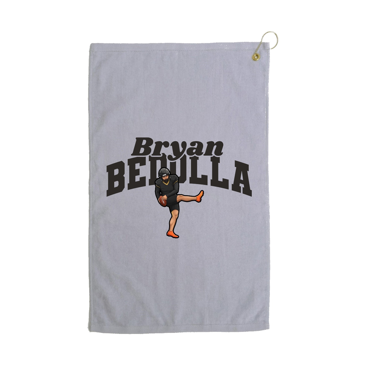 Golf Towel — Signature Arch in Grey