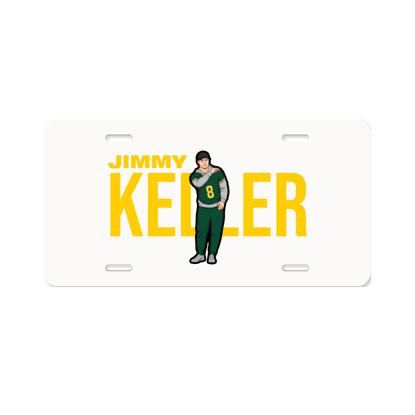 License Plate — Player Name in Classic