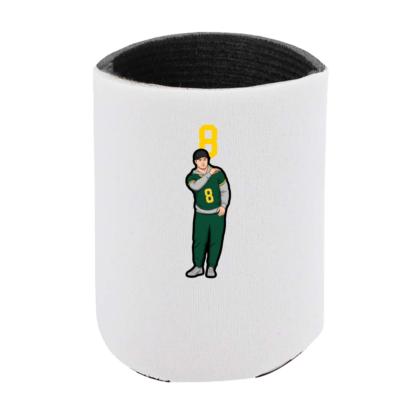 Can Holder — Number Top in White