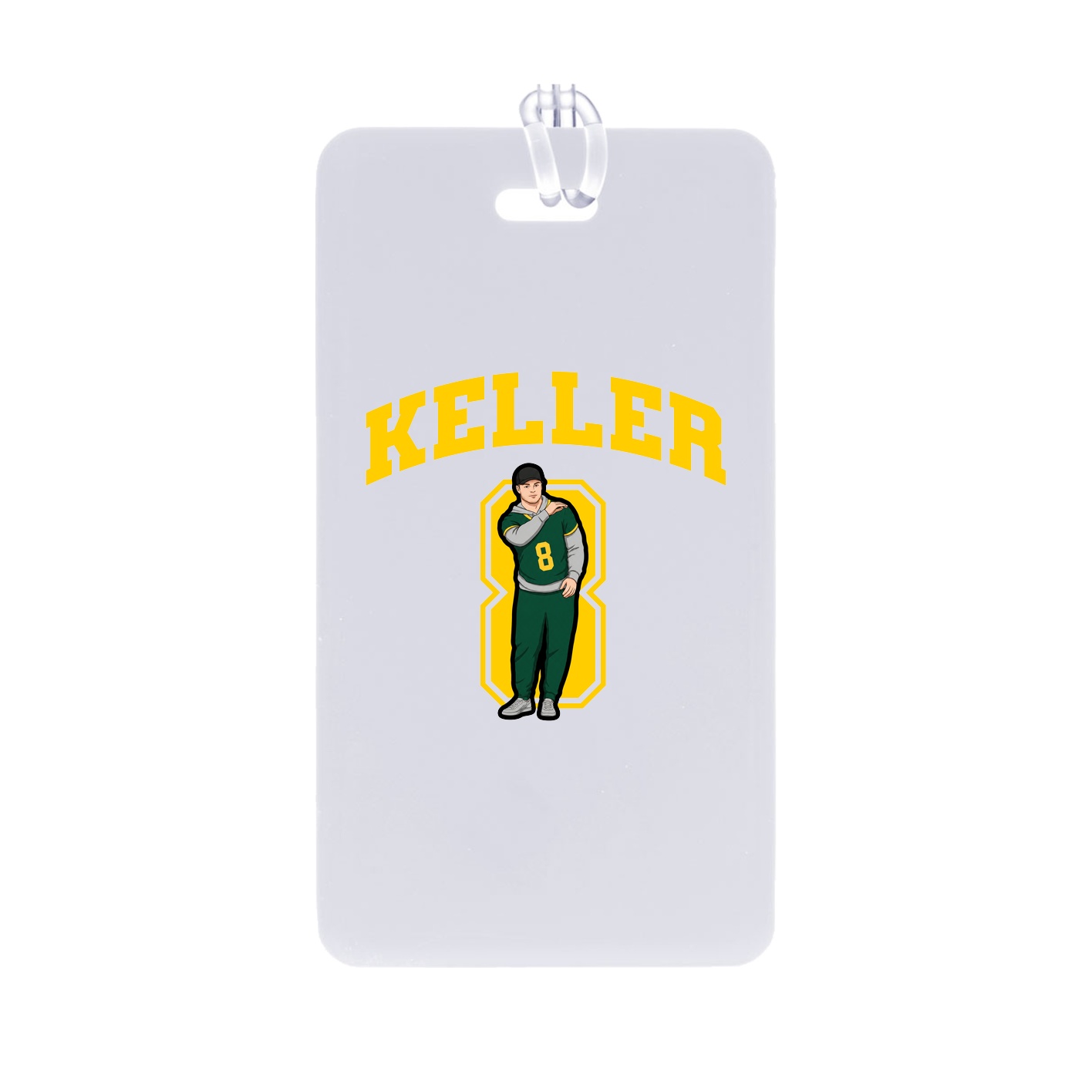 Bag Tag — Number in Classic