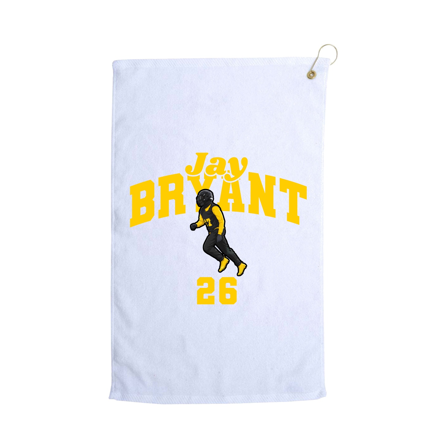 Golf Towel — Signature Arch in White