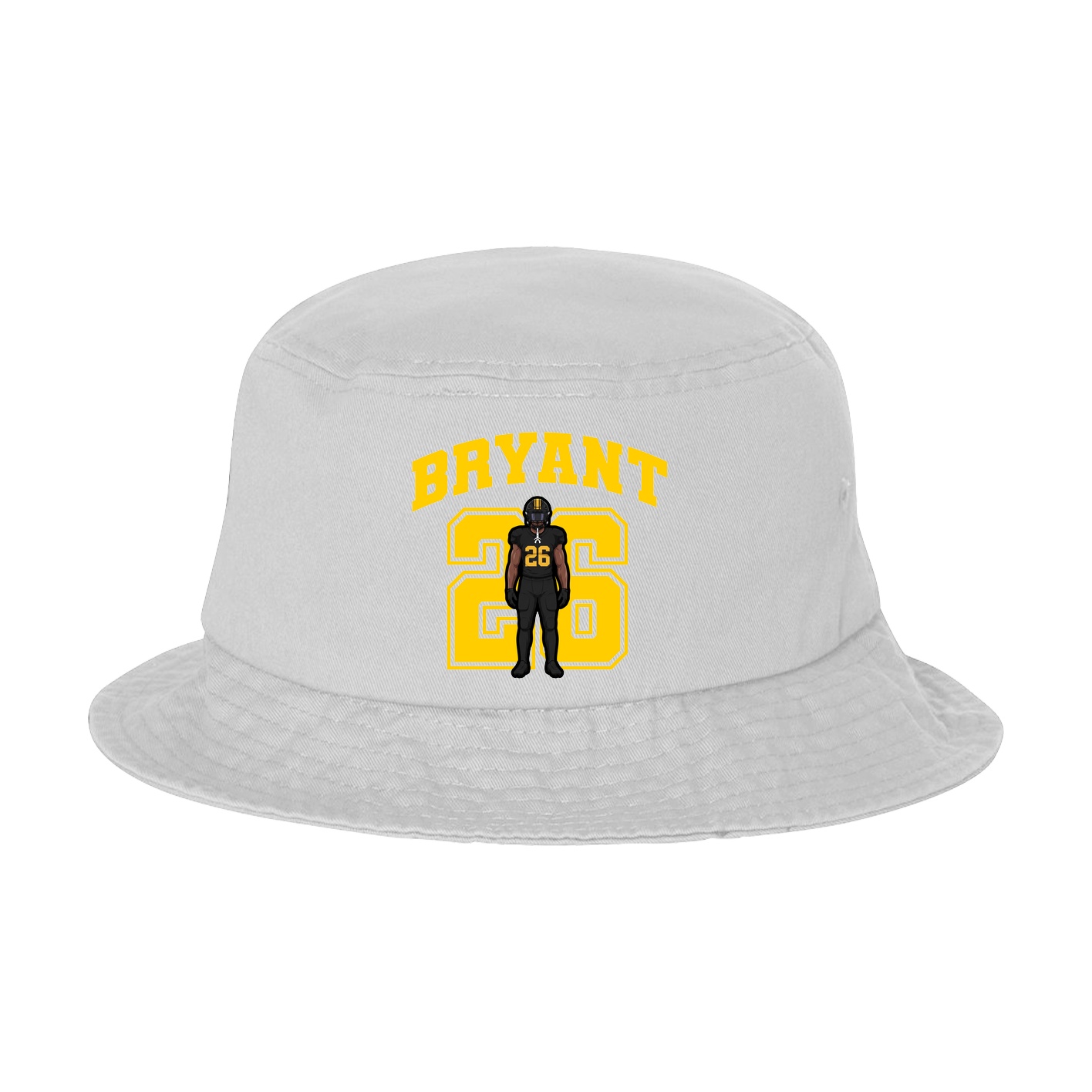 Bucket Cap — Number in White