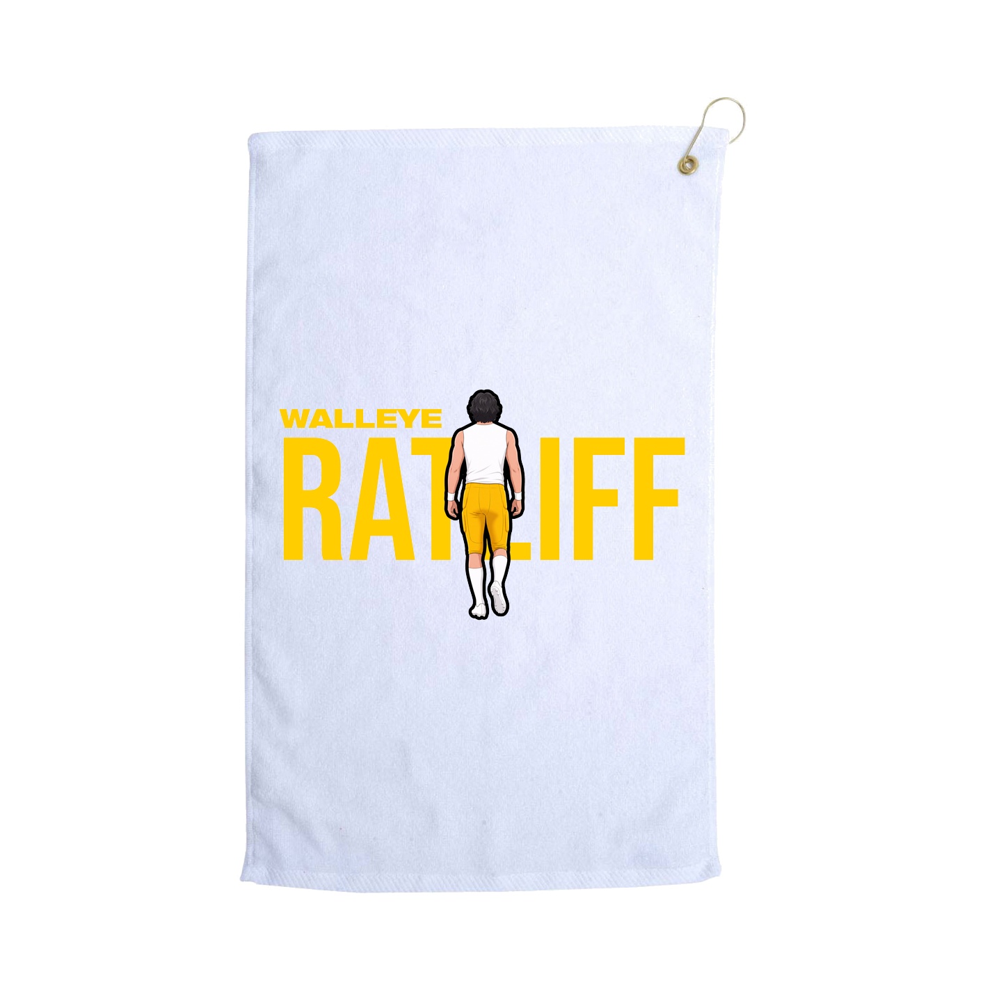 Golf Towel — Player Name in White
