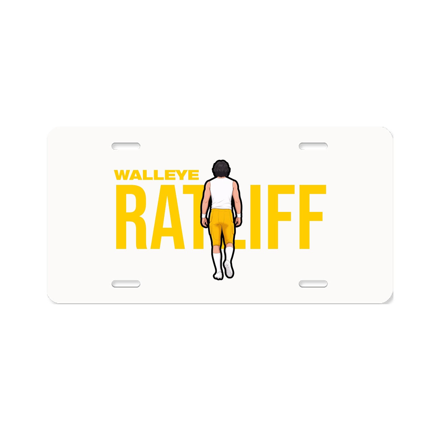 License Plate — Player Name in Classic