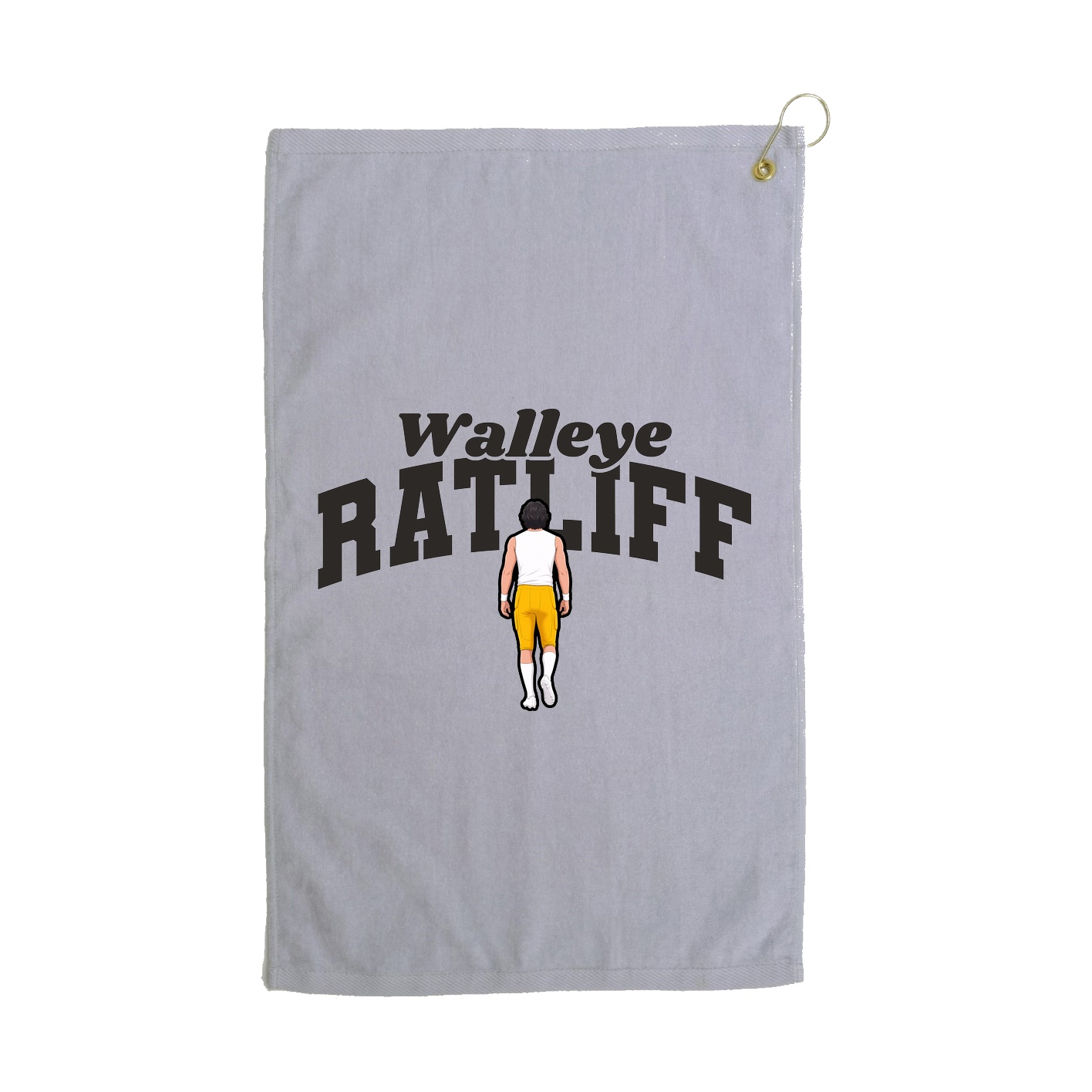 Golf Towel — Signature Arch in Grey