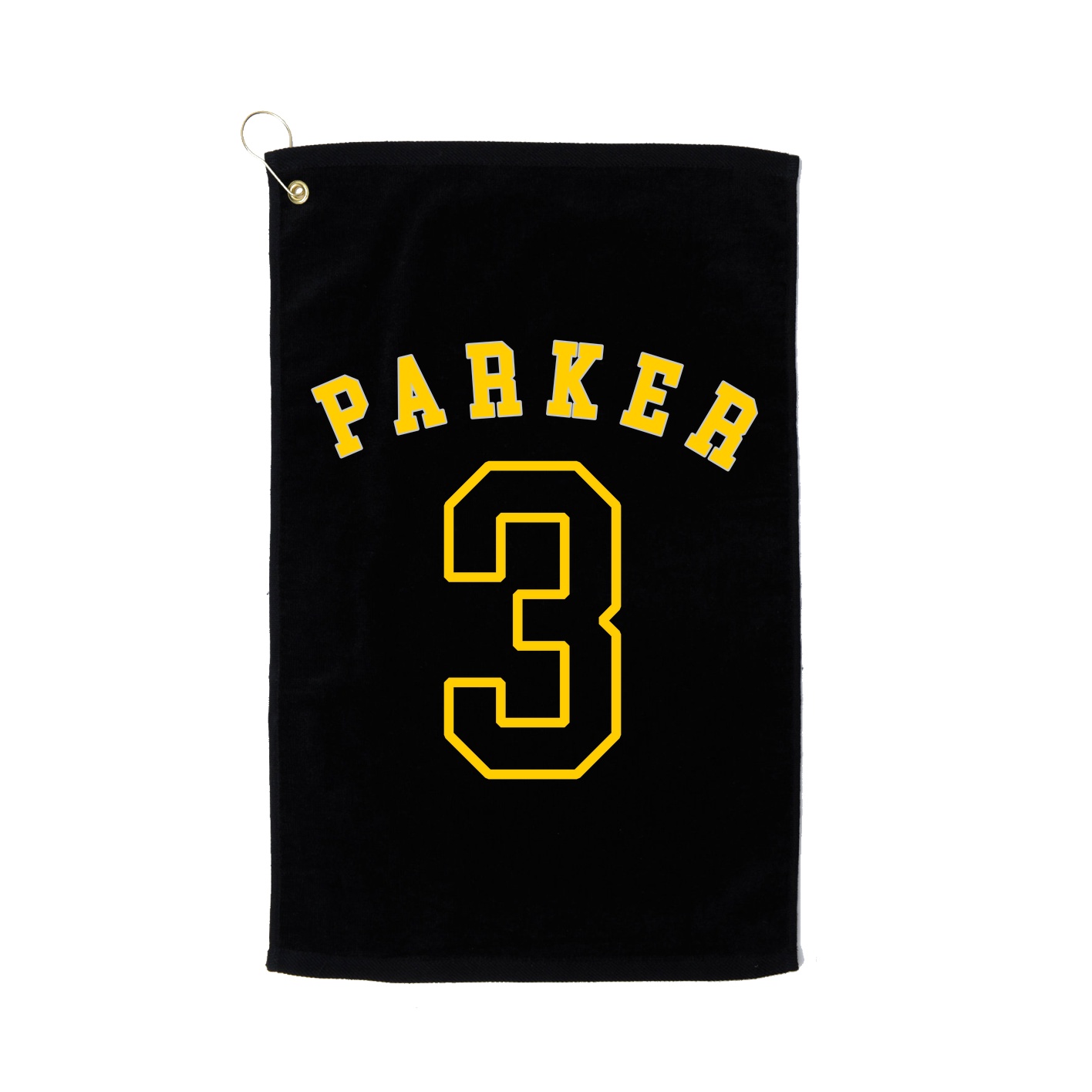 Golf Towel — Shirsey Arch in Black