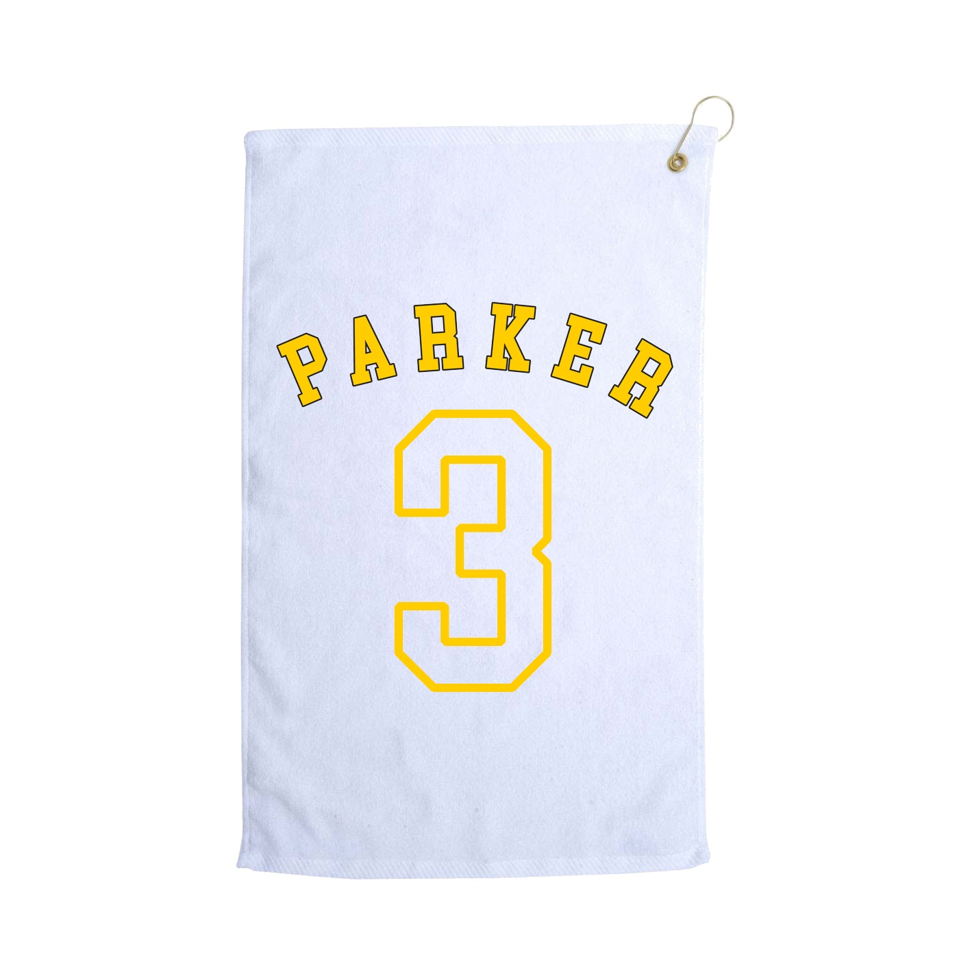 Golf Towel — Shirsey Arch in White