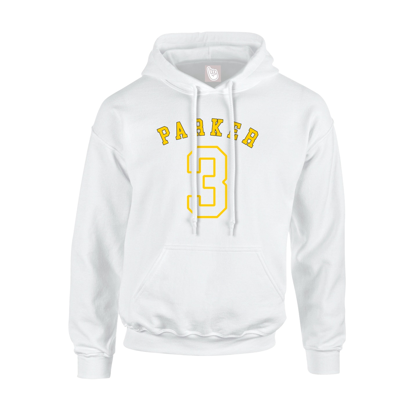 Hoodie — Shirsey Arch in White