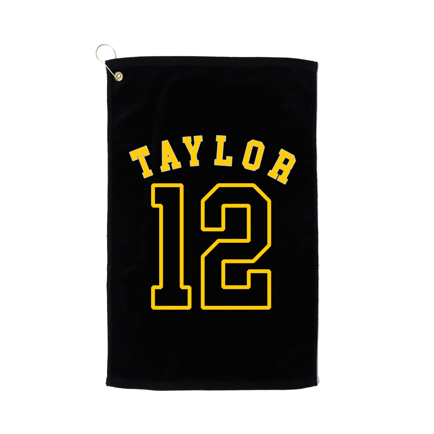 Golf Towel — Shirsey Arch in Black