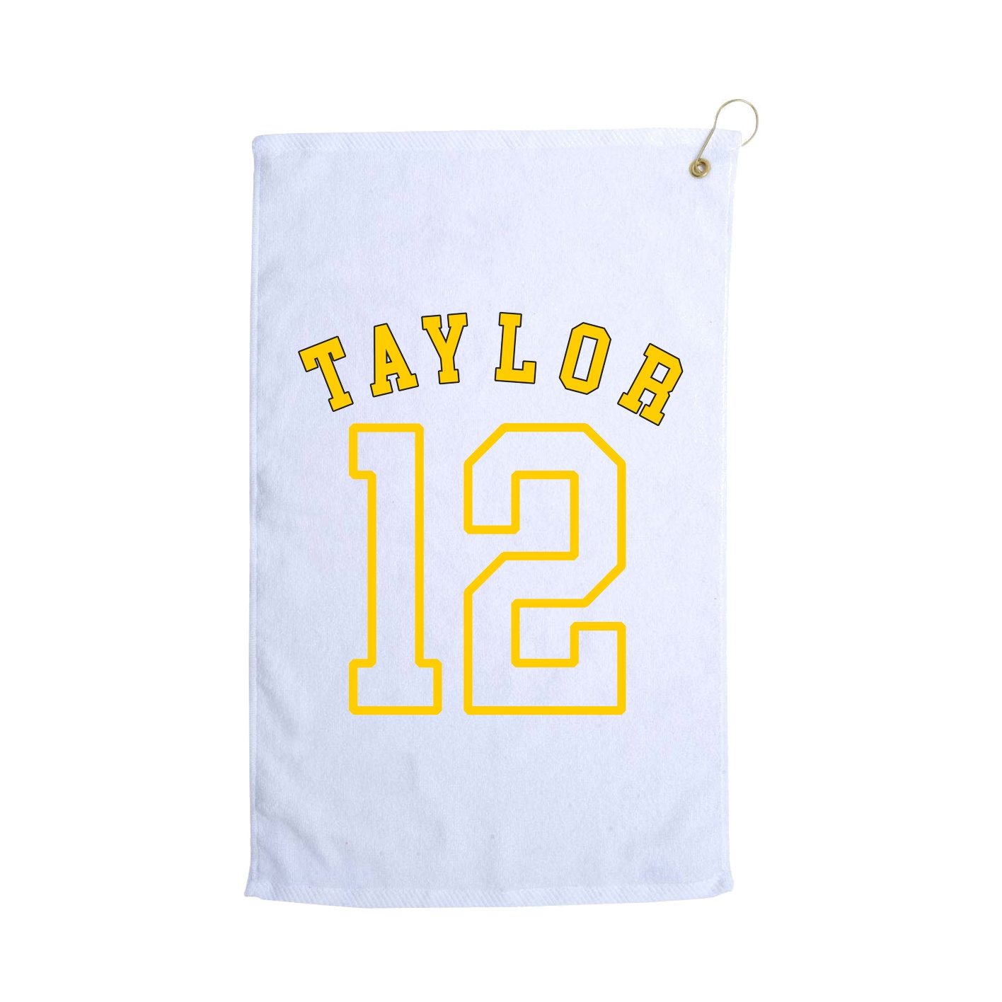 Golf Towel — Shirsey Arch in White