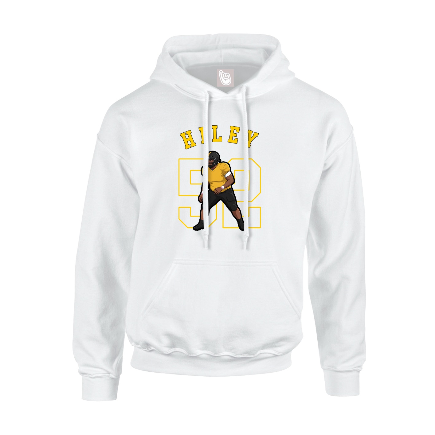 Hoodie — Shirsey Arch in White