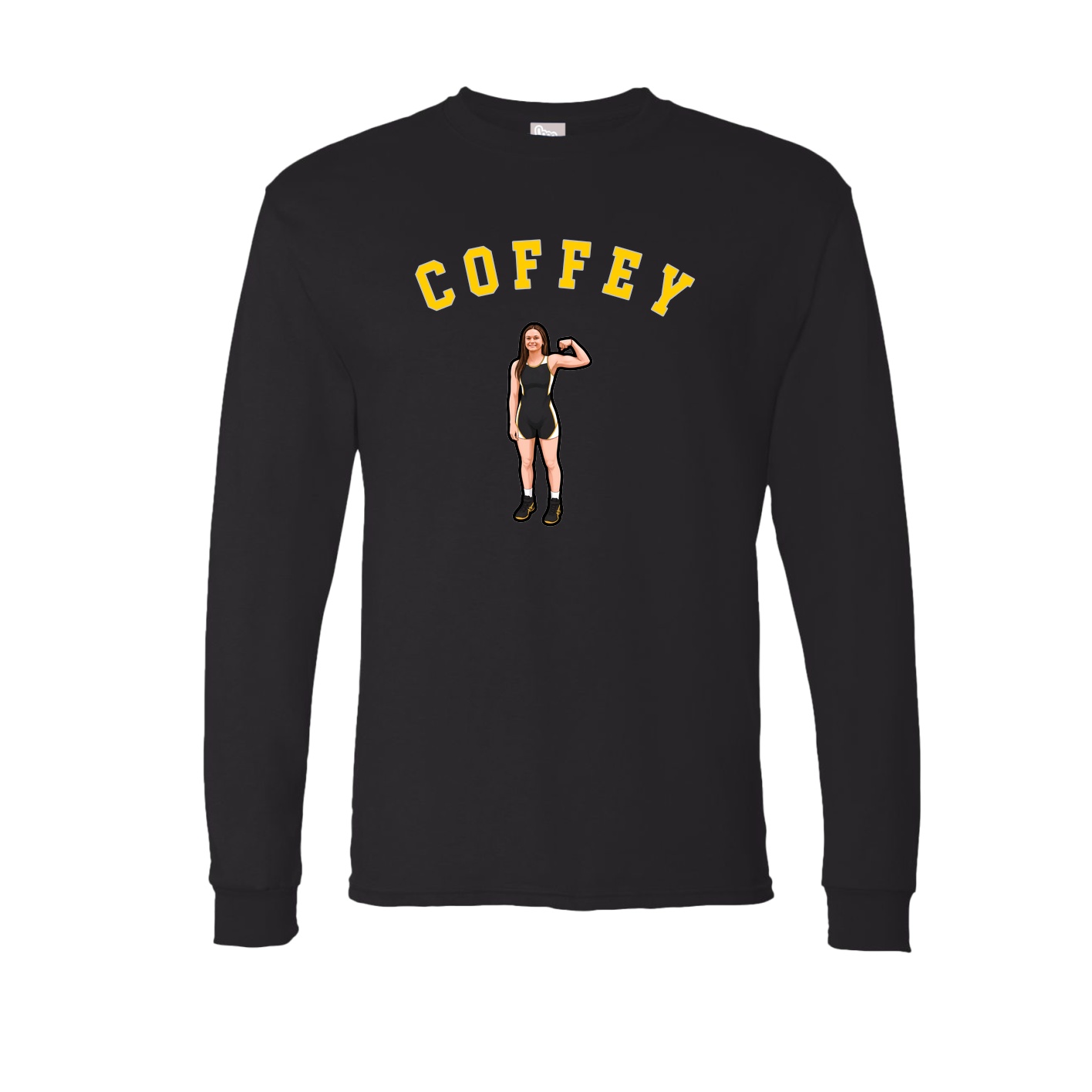 Long Sleeve Tee — Shirsey Arch in Black