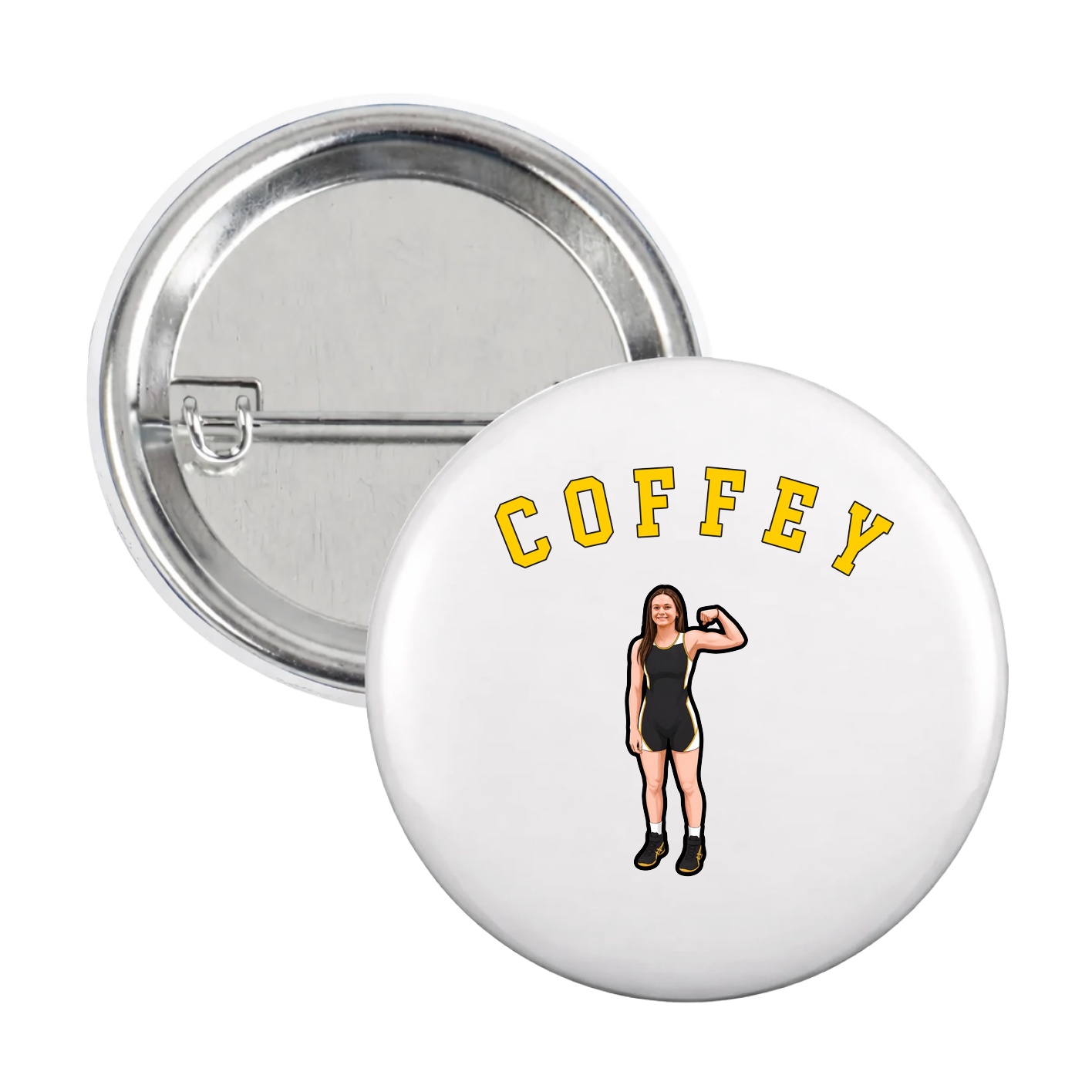 Game Day Button — Shirsey Arch in White