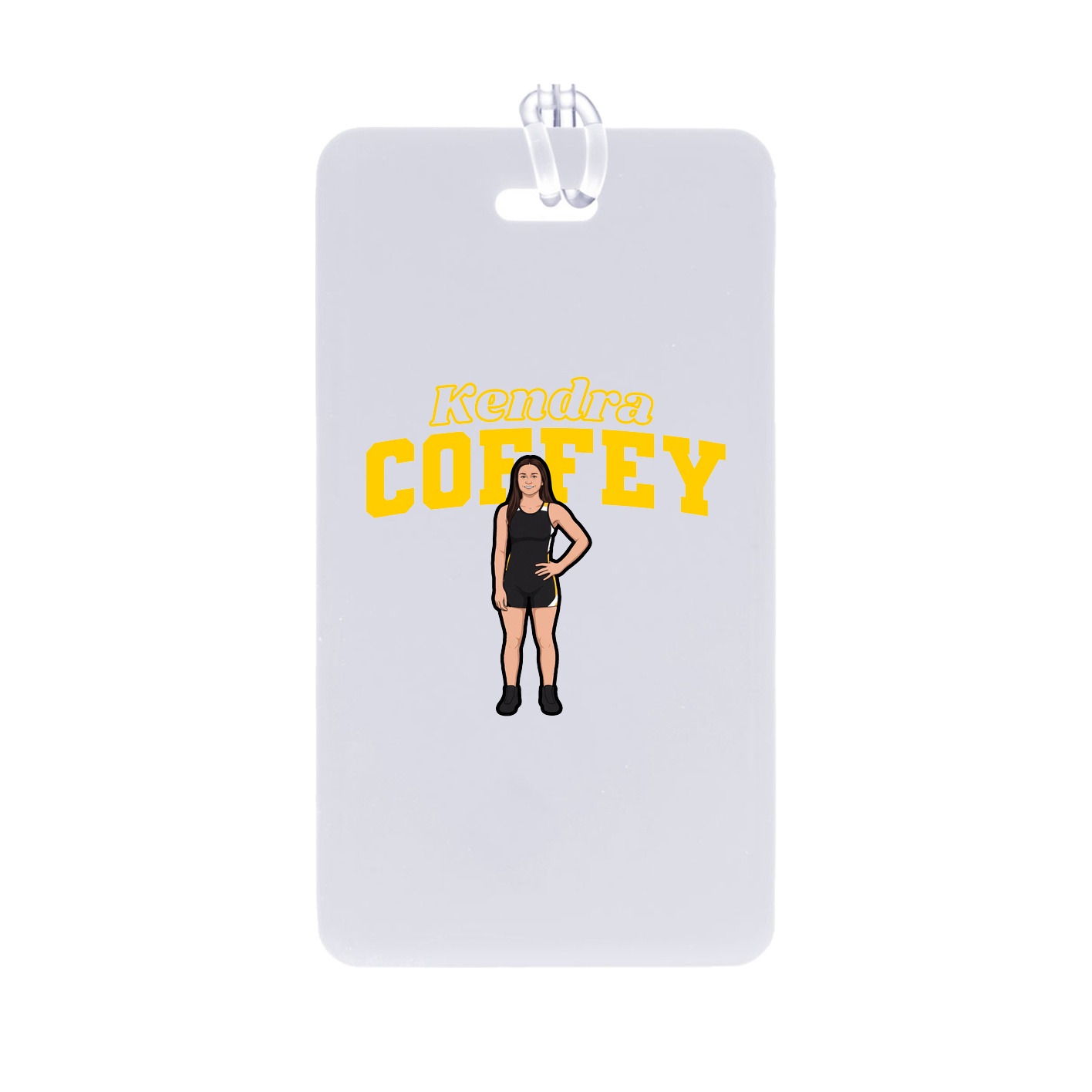 Bag Tag — Name Arch in Classic