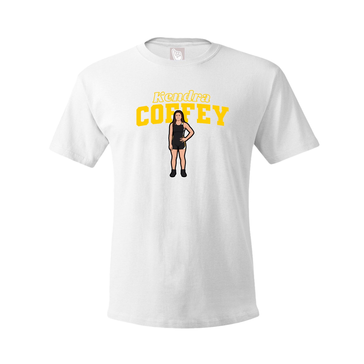 Tee — Name Arch in White