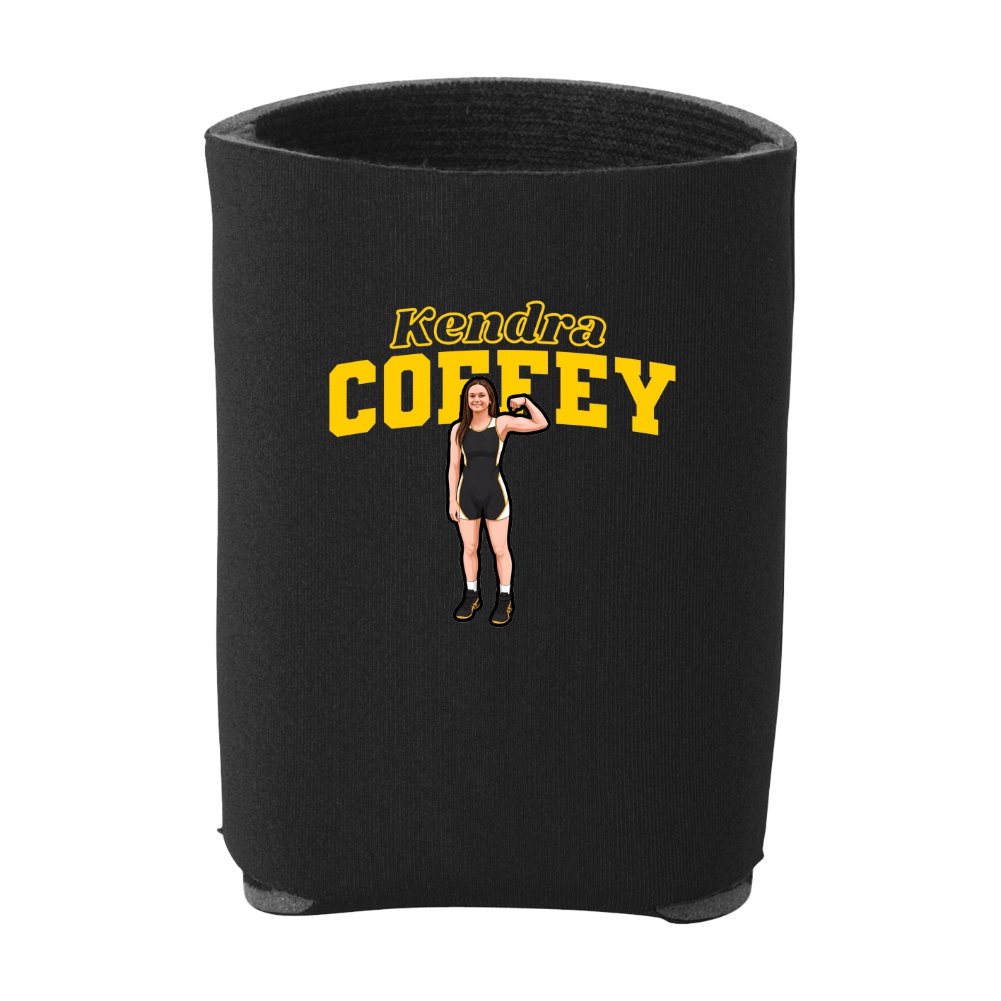 Can Holder — Name Arch in Black