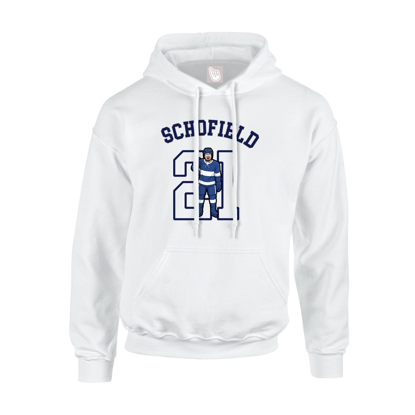 Hoodie — Shirsey Arch in White