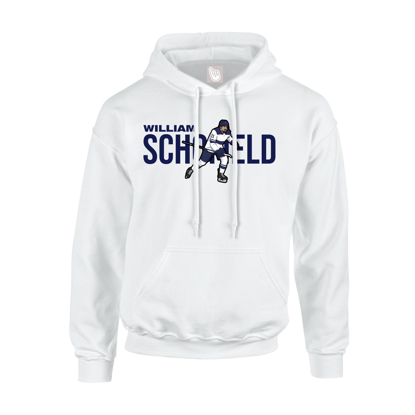 Hoodie — Player Name in White