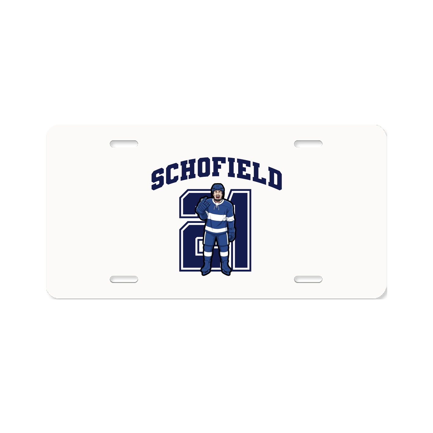 License Plate — Number in Classic