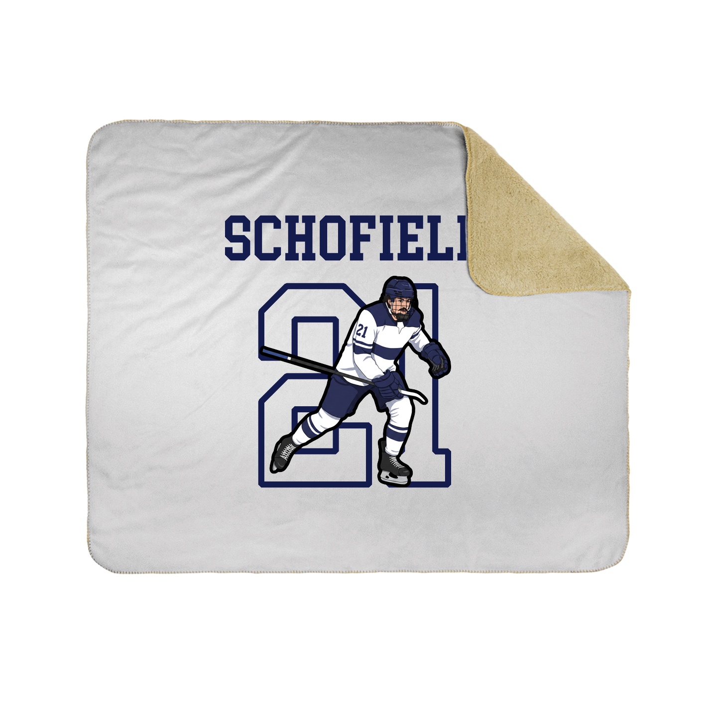 Throw Blanket — Shirsey in White