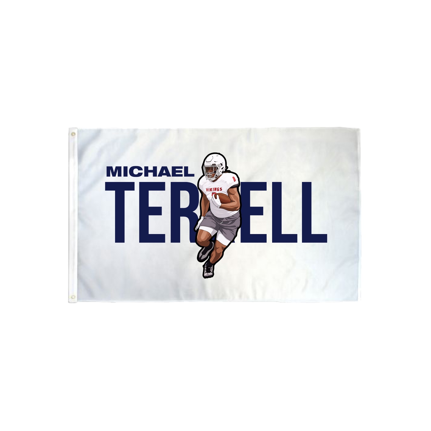 3x5 Flag — Player Name in Classic