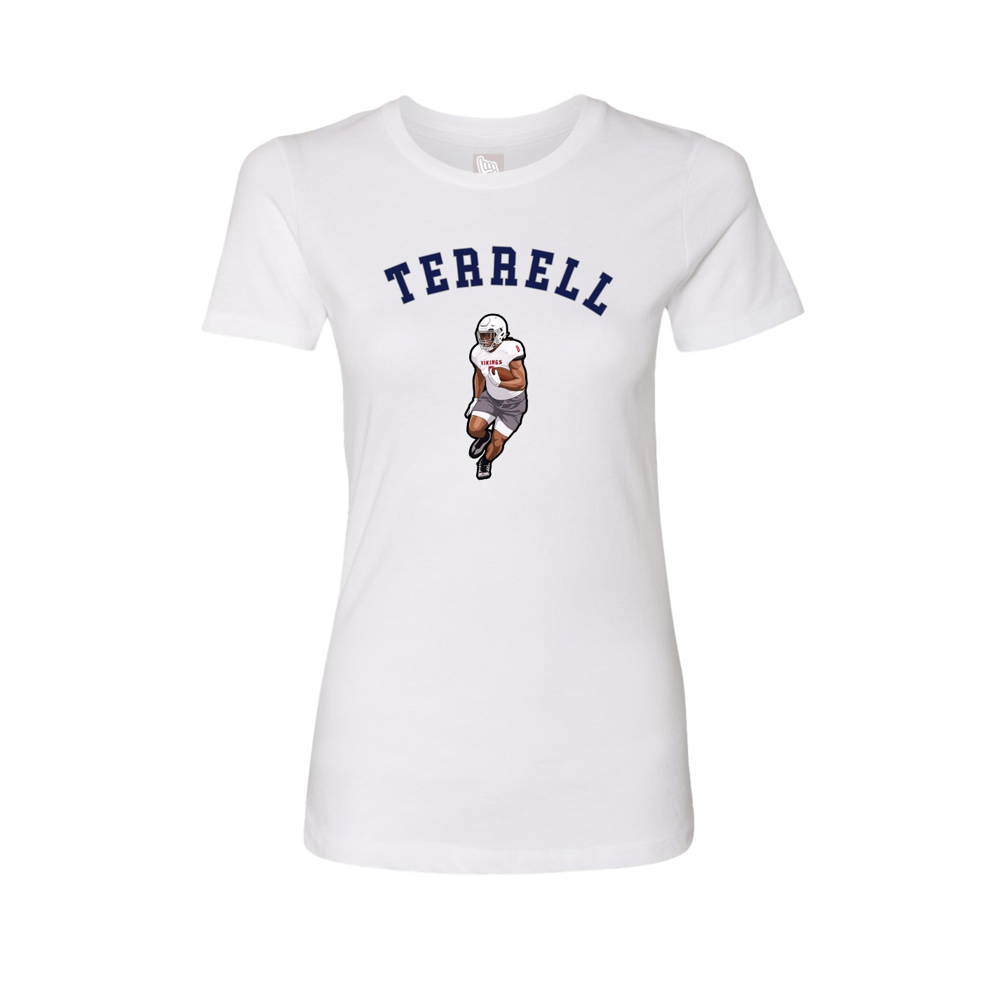 Fitted Women's Tee — Shirsey Arch in White