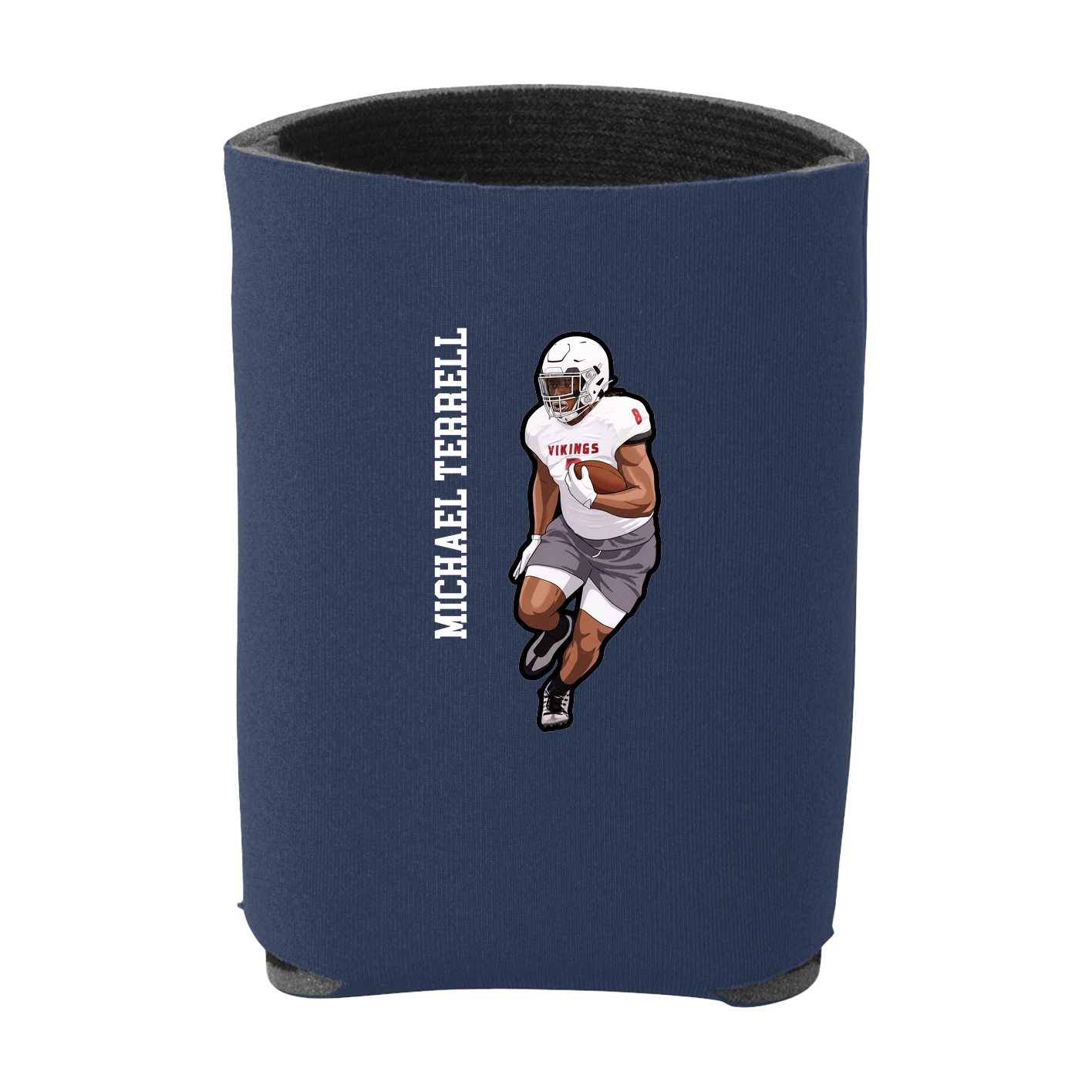 Can Holder — Name Vertical in Navy