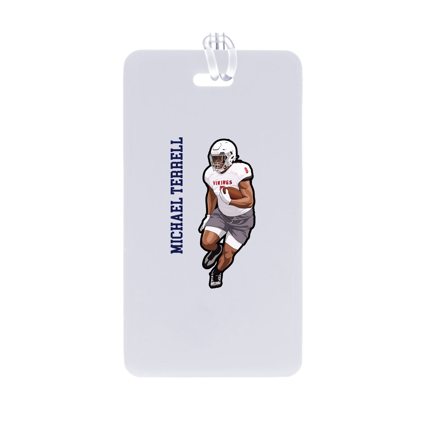 Bag Tag — Name Vertical in Classic