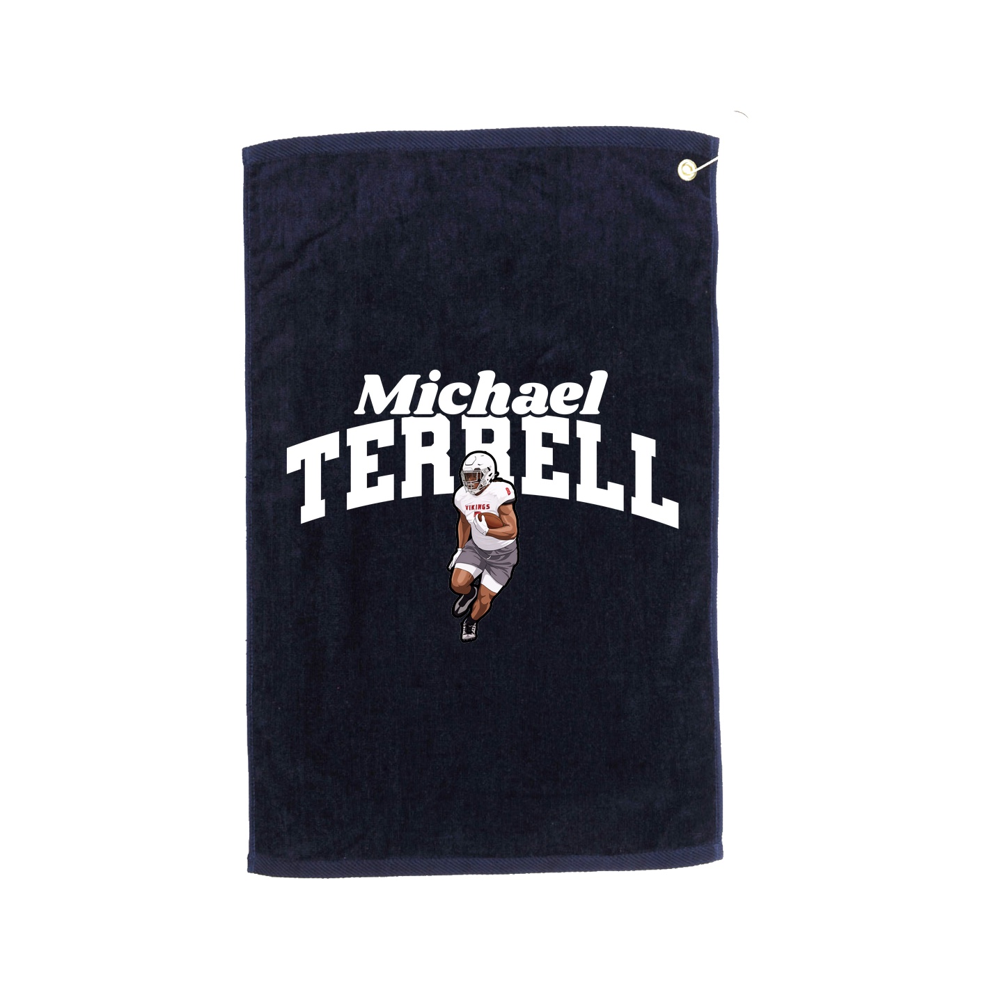 Golf Towel — Signature Arch in Navy
