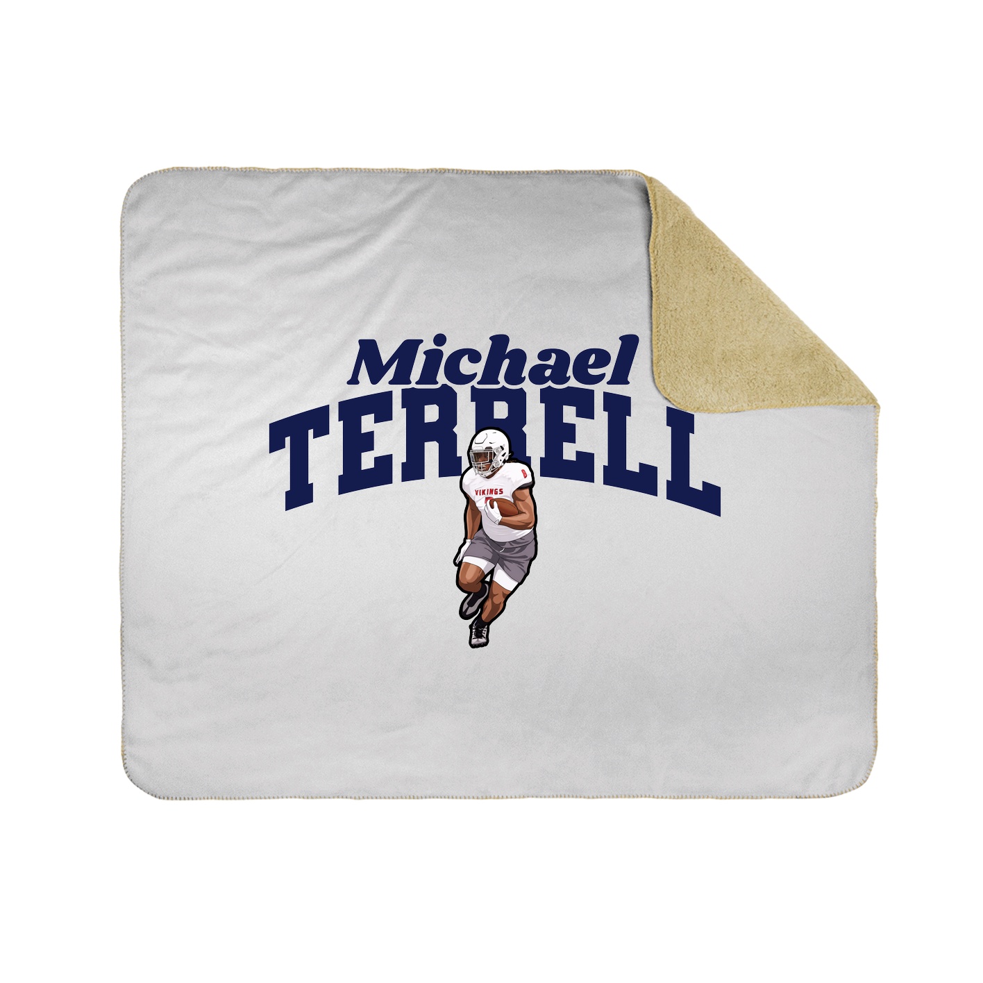 Throw Blanket — Signature Arch in White