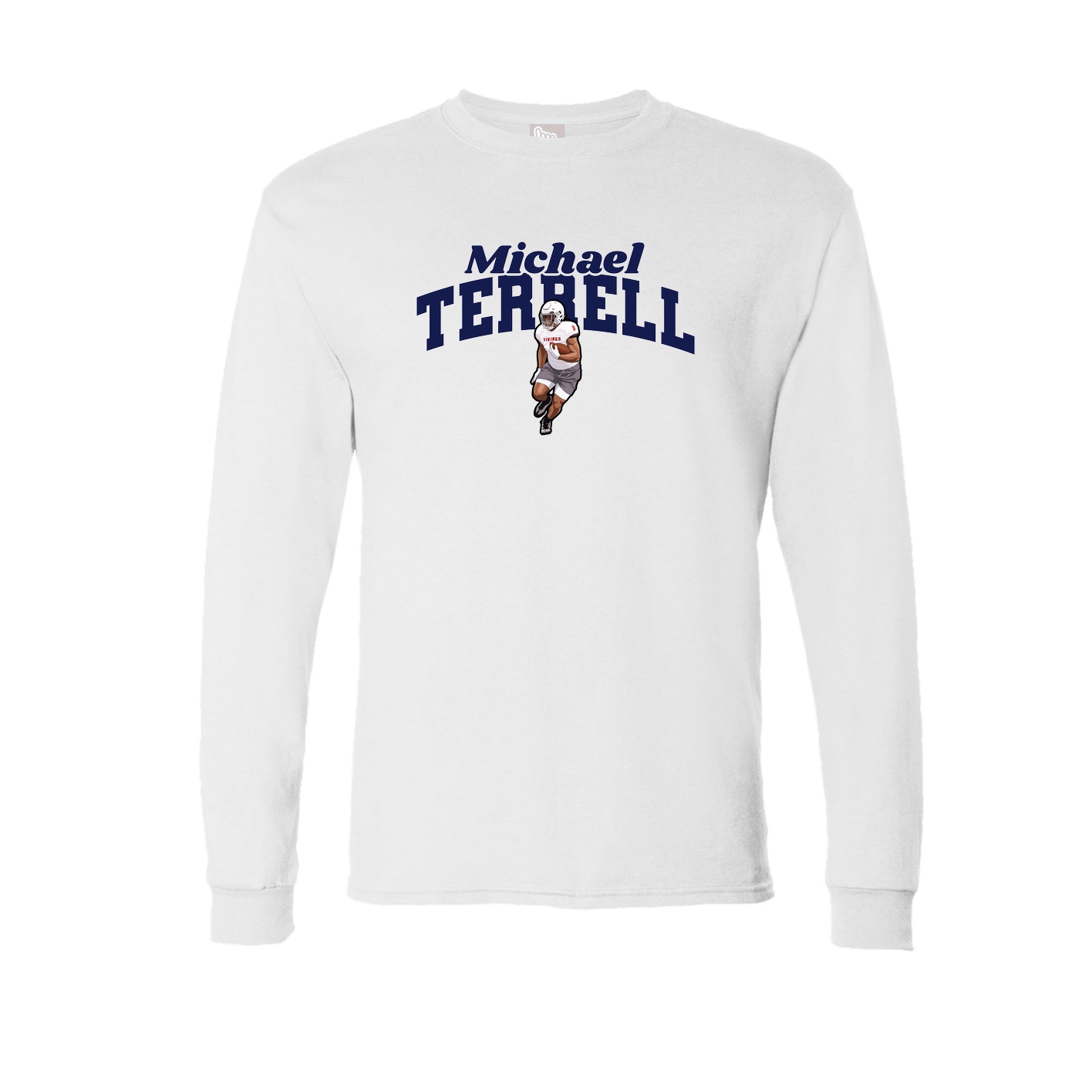 Long Sleeve Tee — Signature Arch in White
