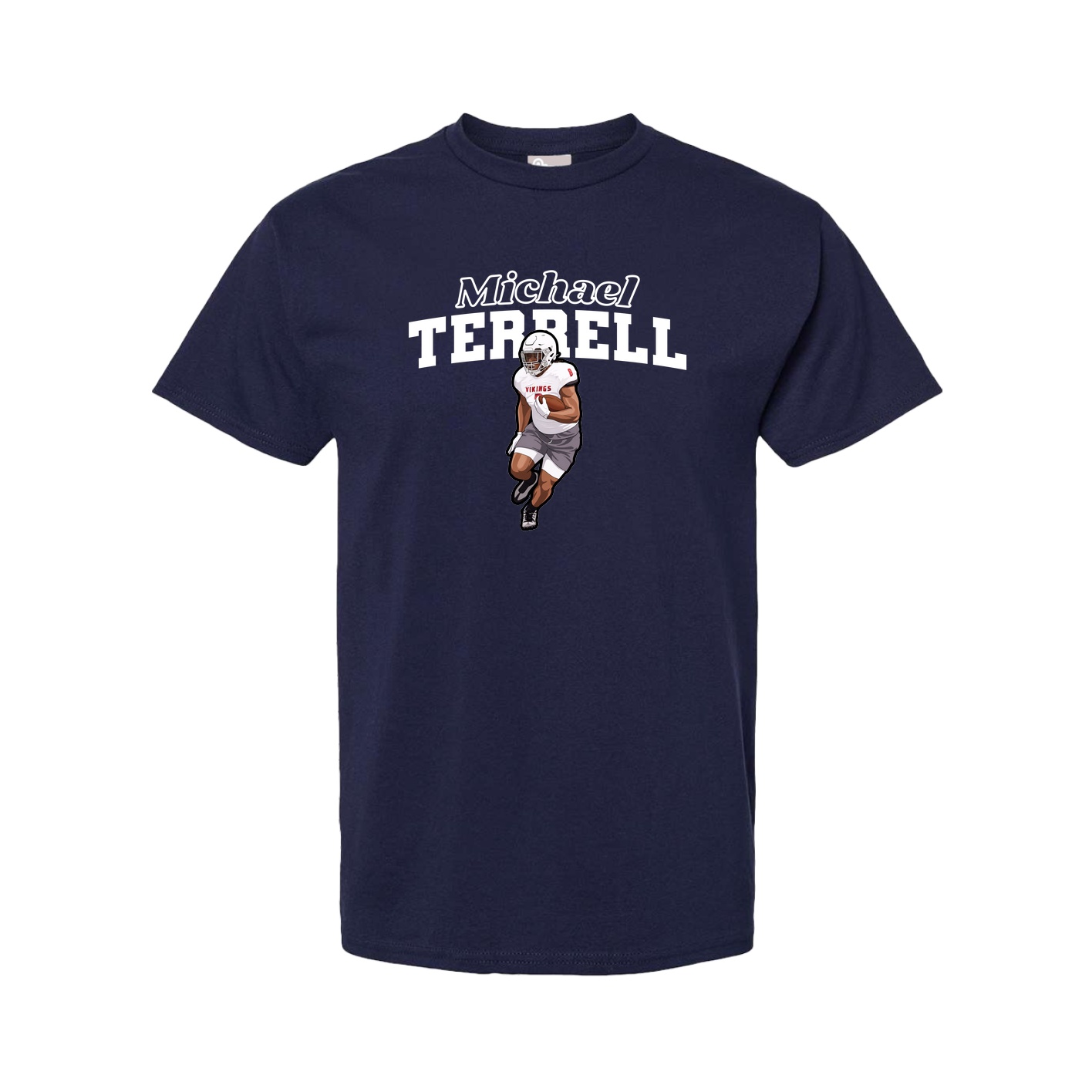 Tee — Name Arch in Navy
