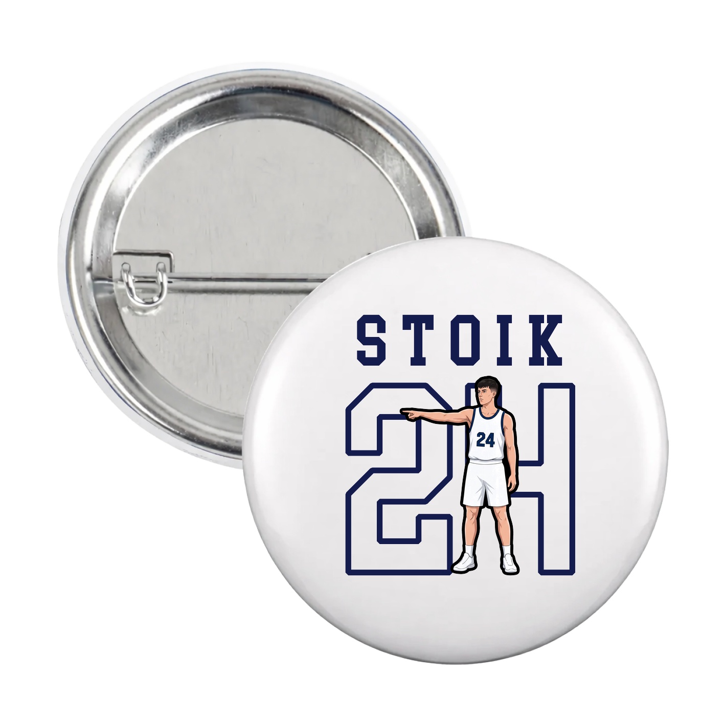 Game Day Button — Shirsey in White