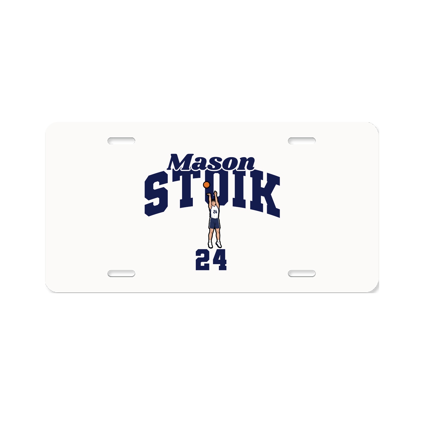 License Plate — Signature Arch in Classic