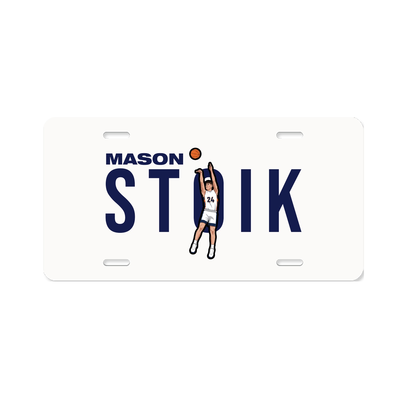 License Plate — Player Name in Classic