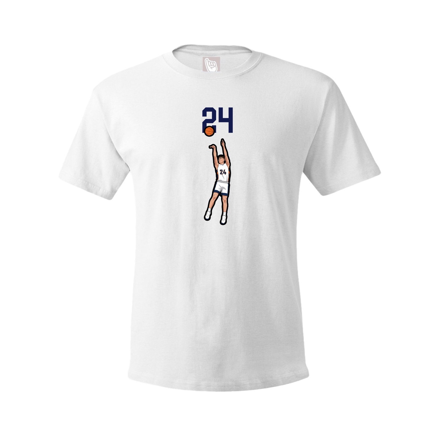 Tee — Number Top in White