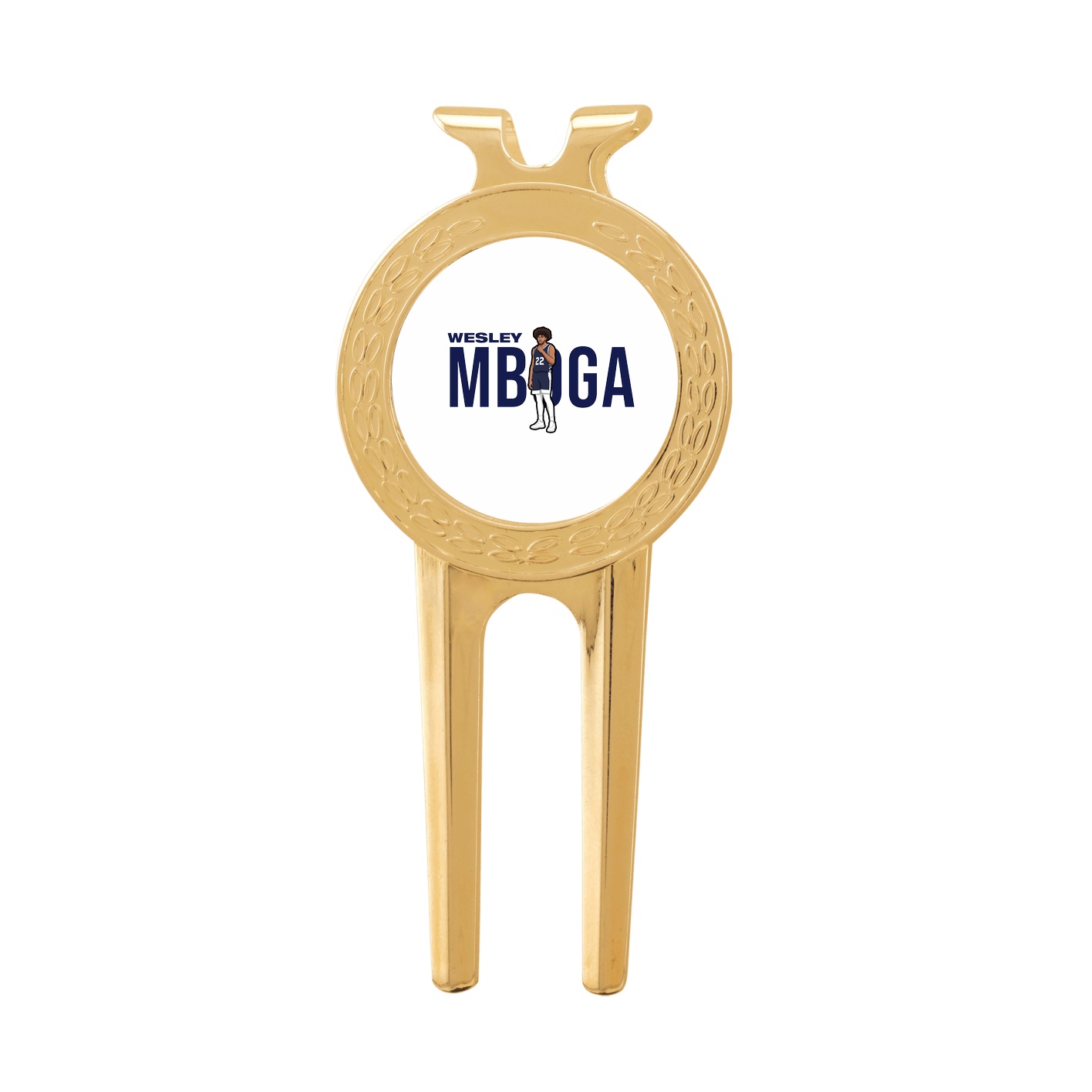 Divot Tool with Ball Marker — Player Name in Classic