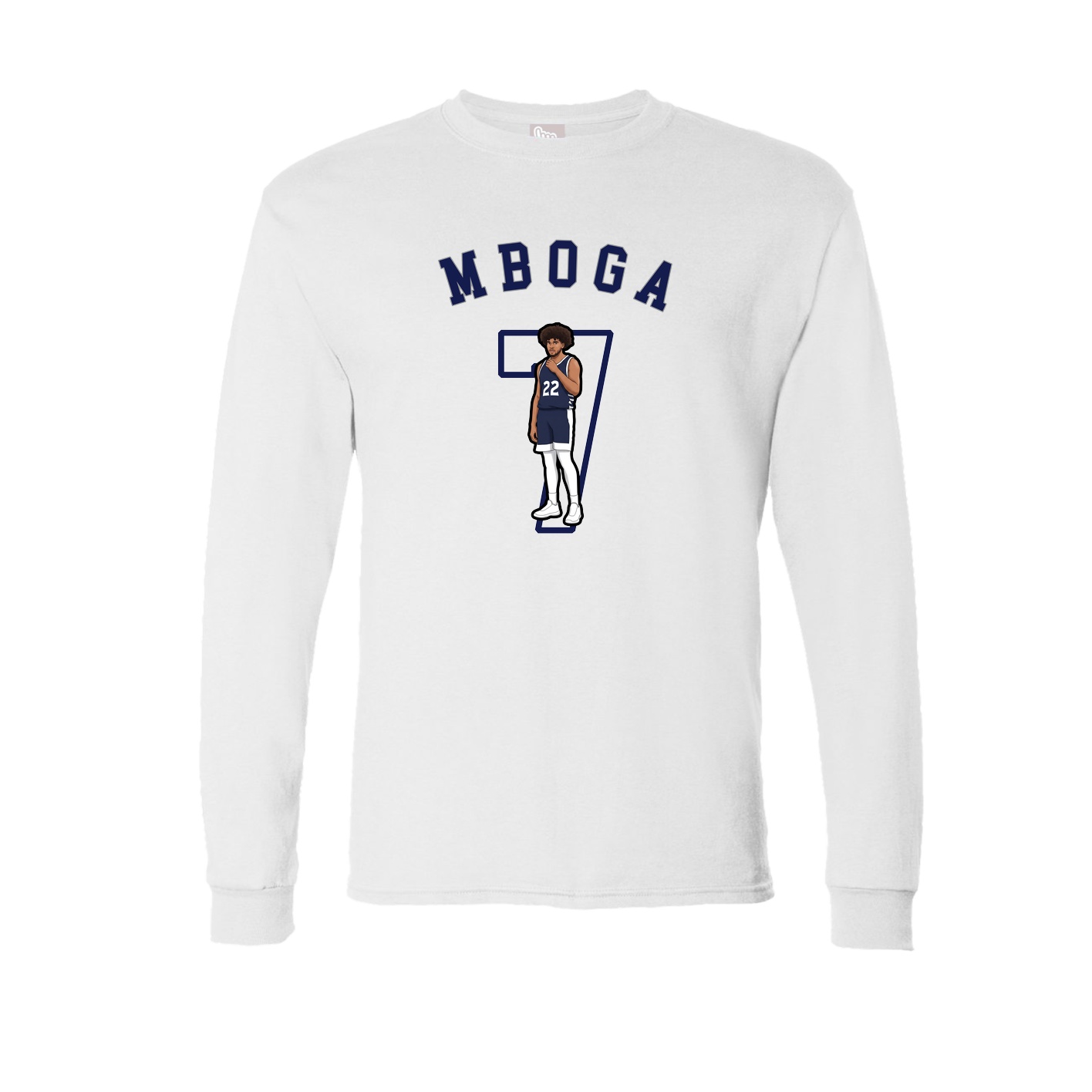 Long Sleeve Tee — Shirsey Arch in White