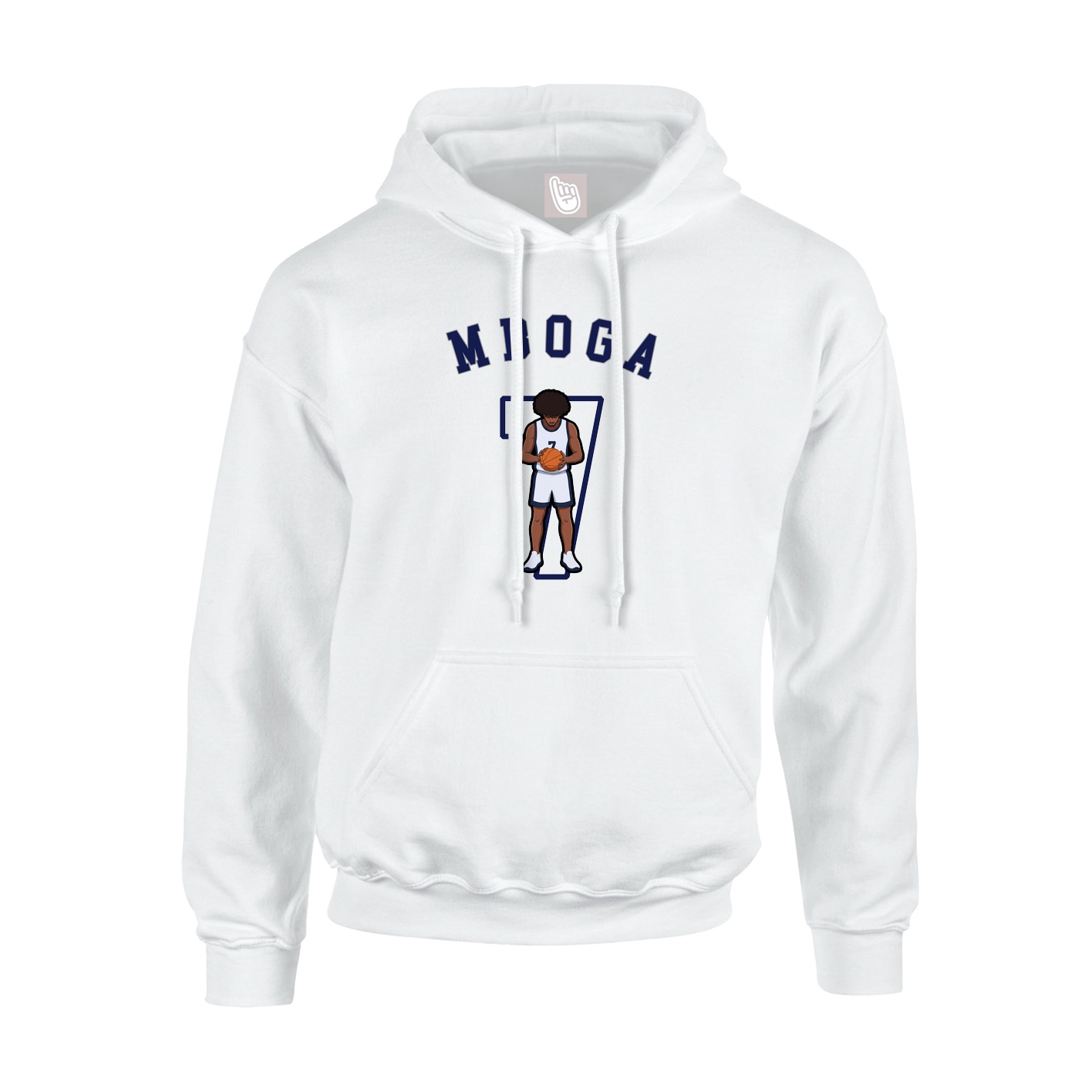Youth Hoodie — Shirsey Arch in White
