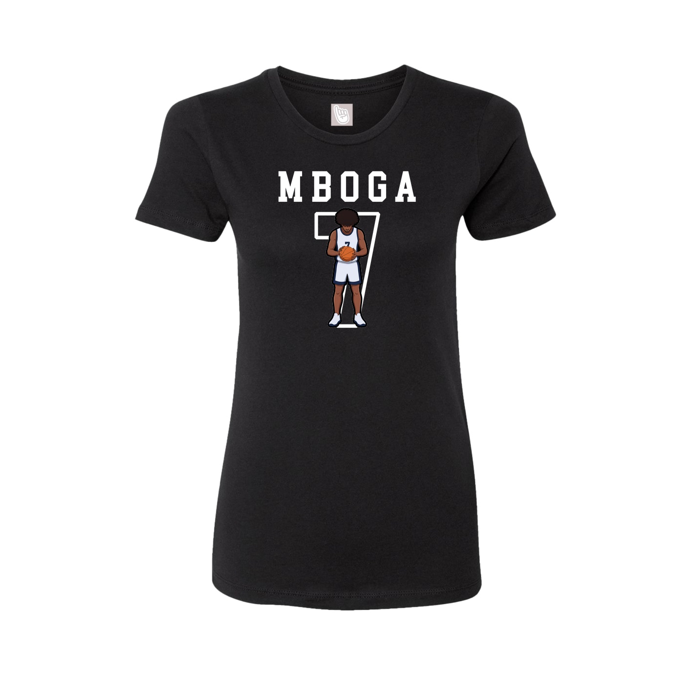Fitted Women's Tee — Shirsey in Black