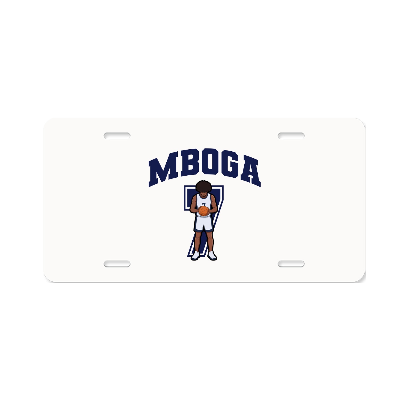 License Plate — Number in Classic