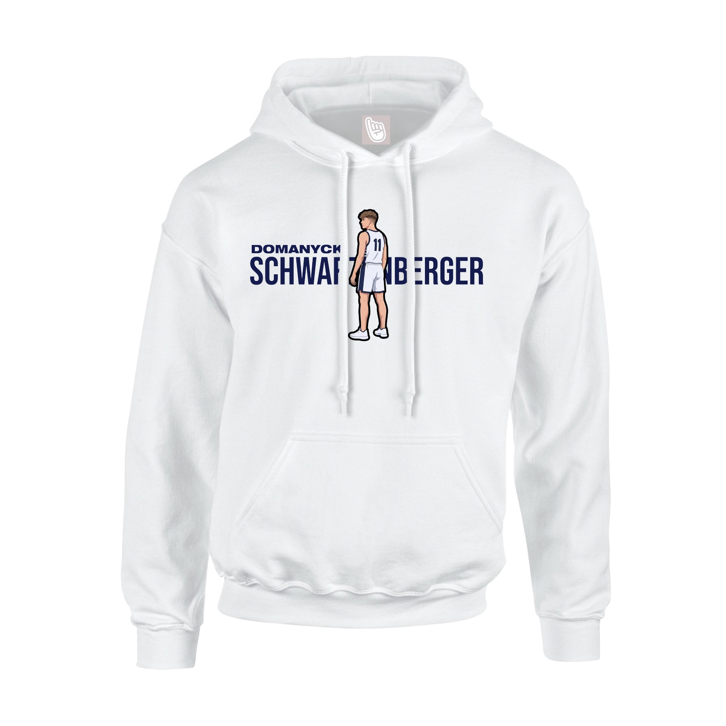 Hoodie — Player Name in White