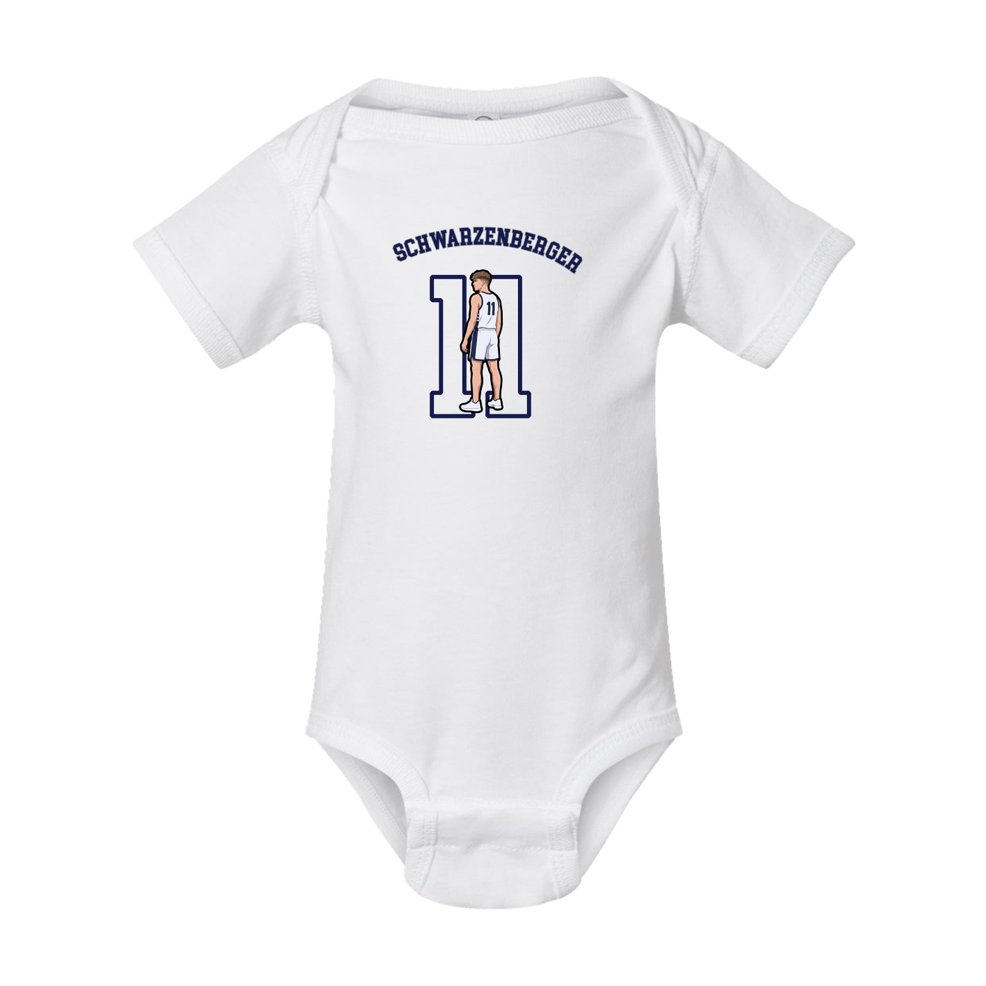 Baby Onesie — Shirsey Arch in White