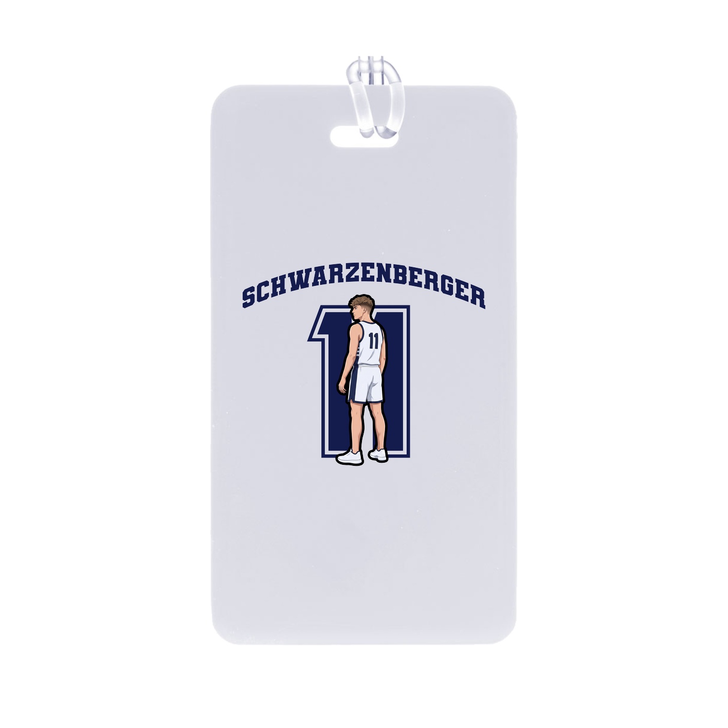 Bag Tag — Number in Classic